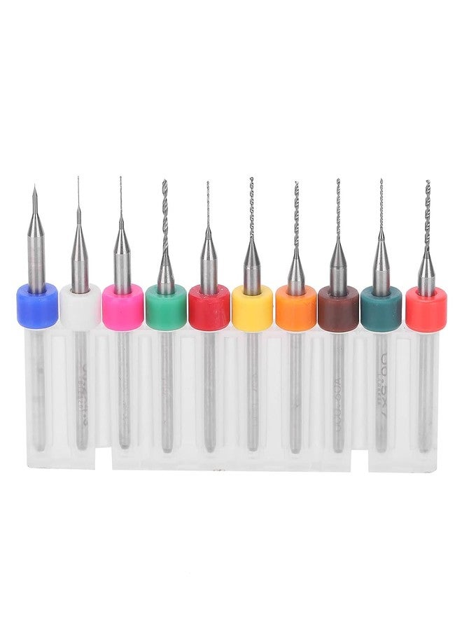 REES52 10PCS Mixed 0.1mm 0.2mm 0.3mm 0.4mm 0.5mm 0.6mm 0.7mm 0.8mm 0.9mm 1.0mm 3D Printer Nozzle Cleaning Drill Bits Kit fit MK7 MK8 Print Nozzle - Image 1